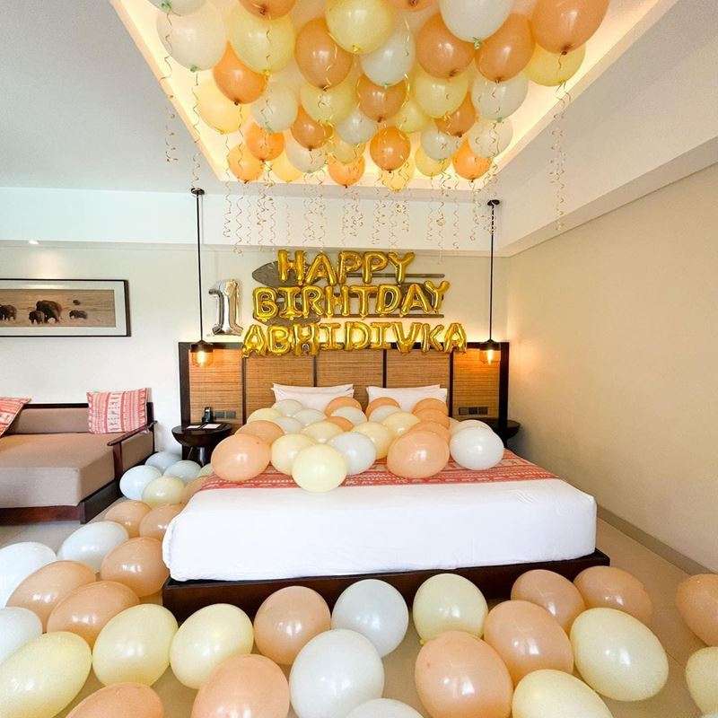 Birthday Decoration in Room