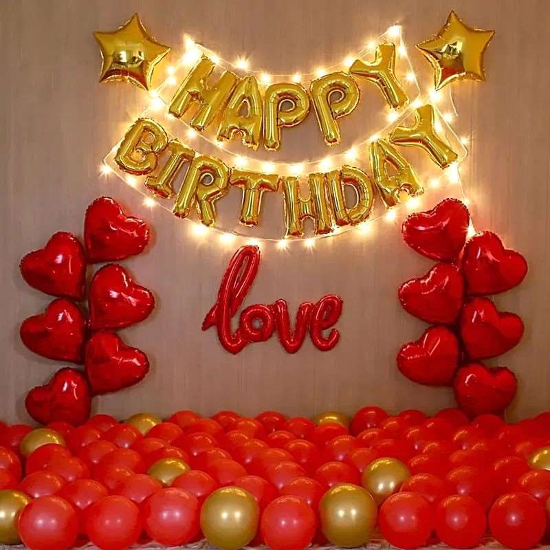 goldenthemedbirthdaymagicalballoondecor1