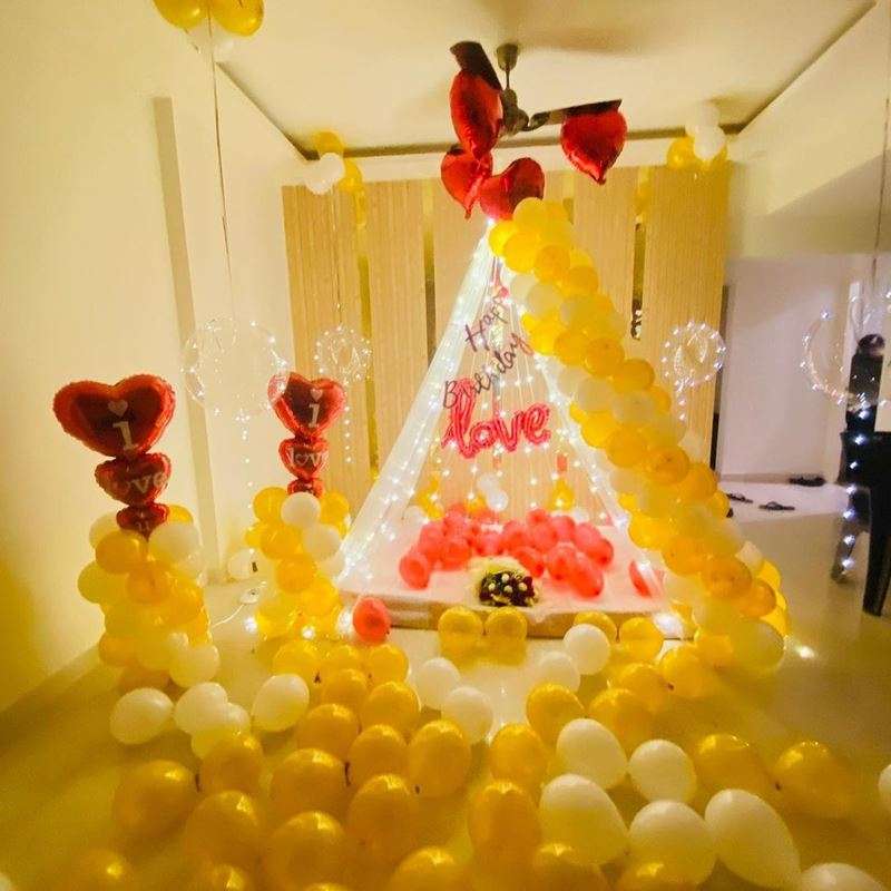 Floor Canopy Decoration ideas for Birthday