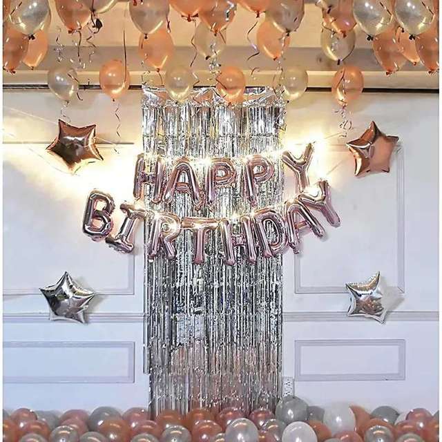 balloon decoration for birthday at home