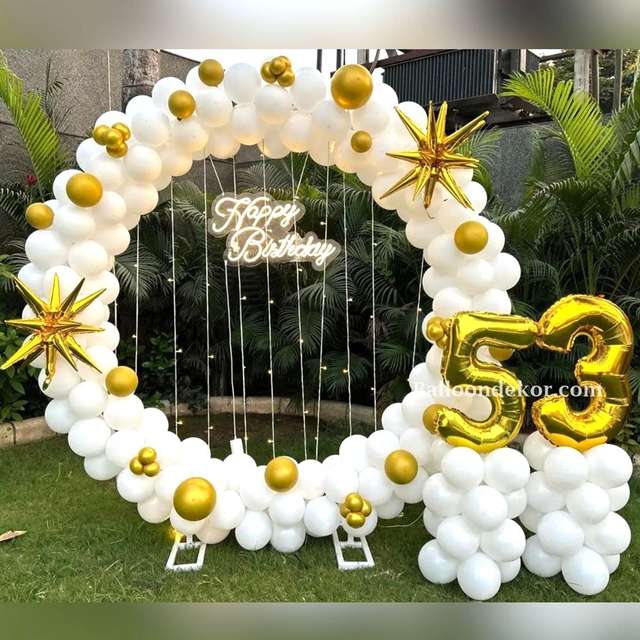 ring Balloon decoration for Birthday