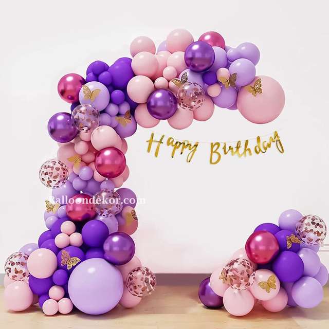 Simple Balloon Decoration at Home