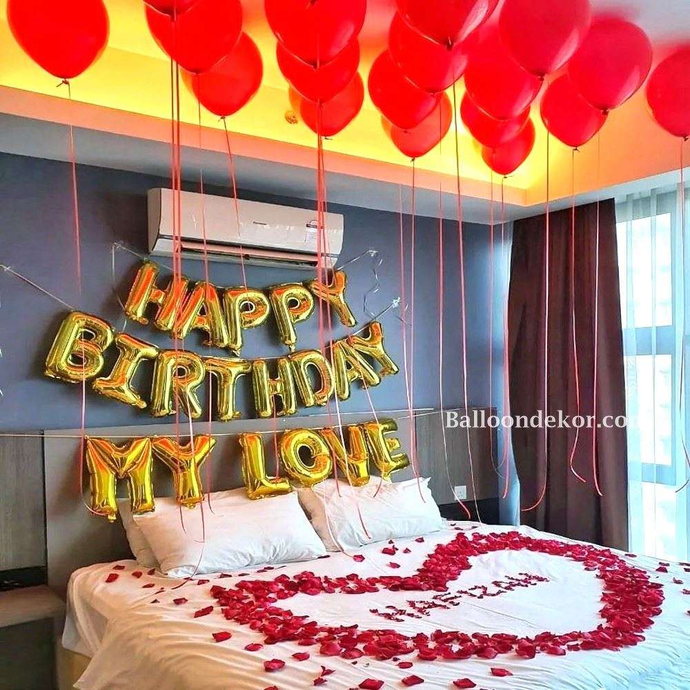 Romantic Room Decoration for Birthday