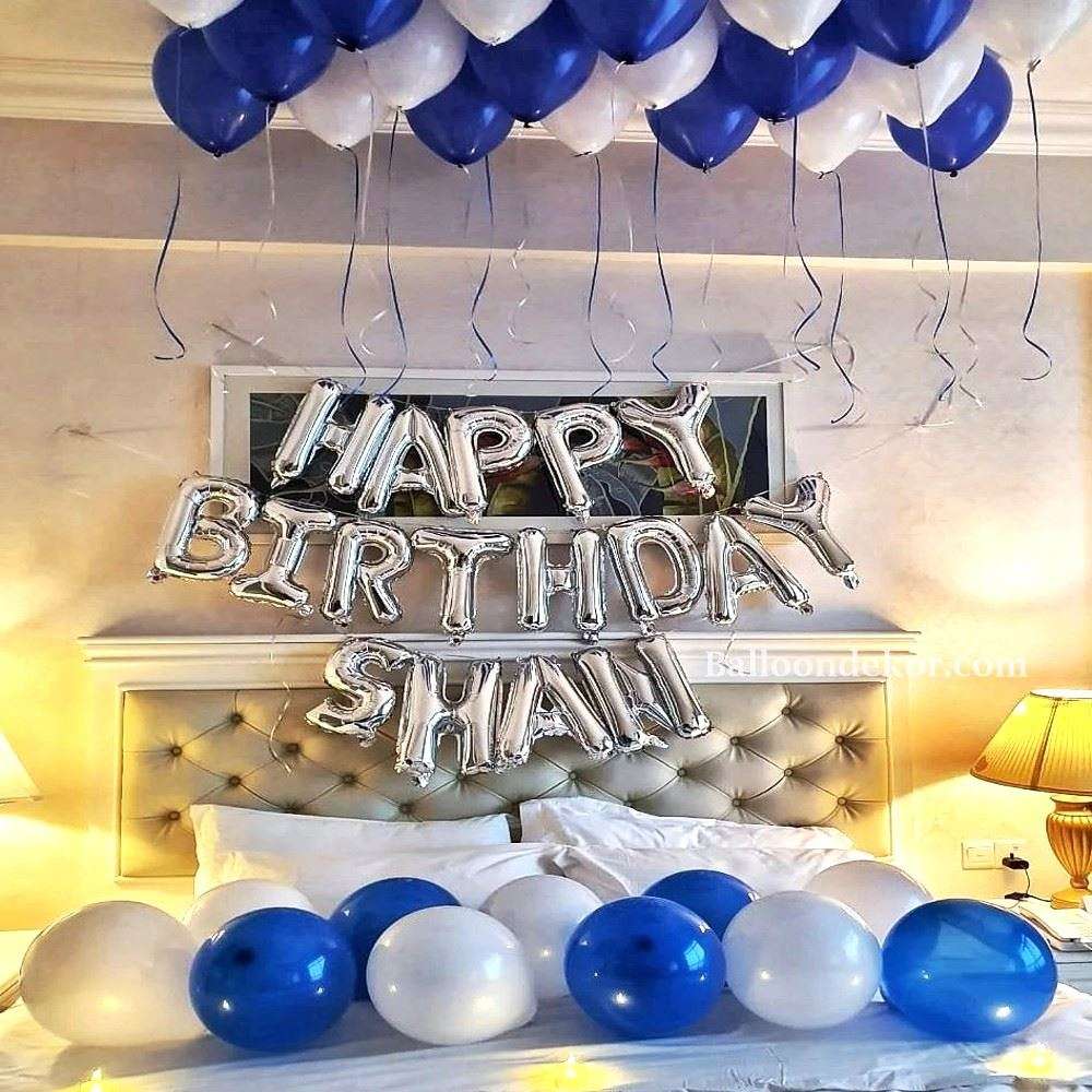 birthday decoration in room