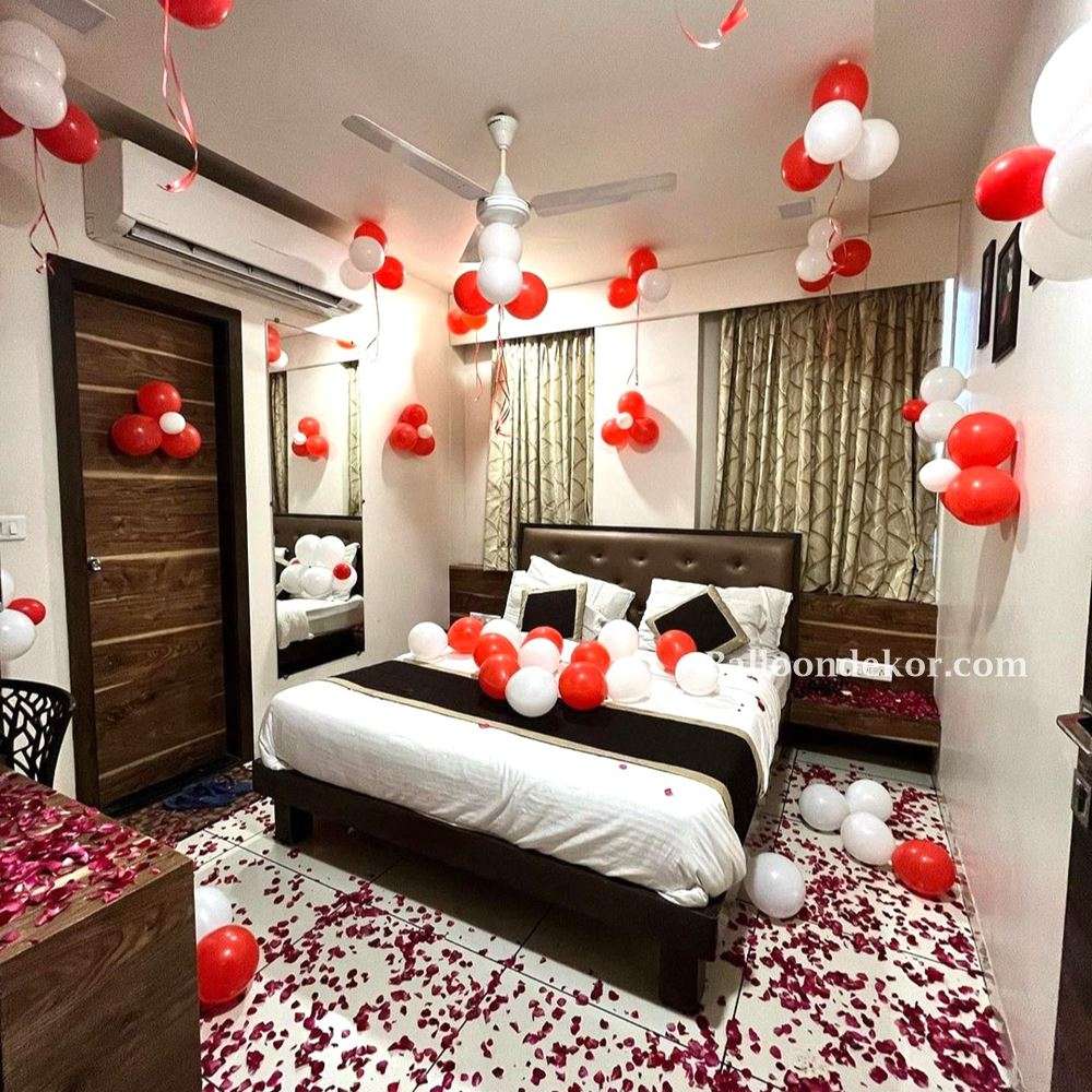 birthday room decoration simple