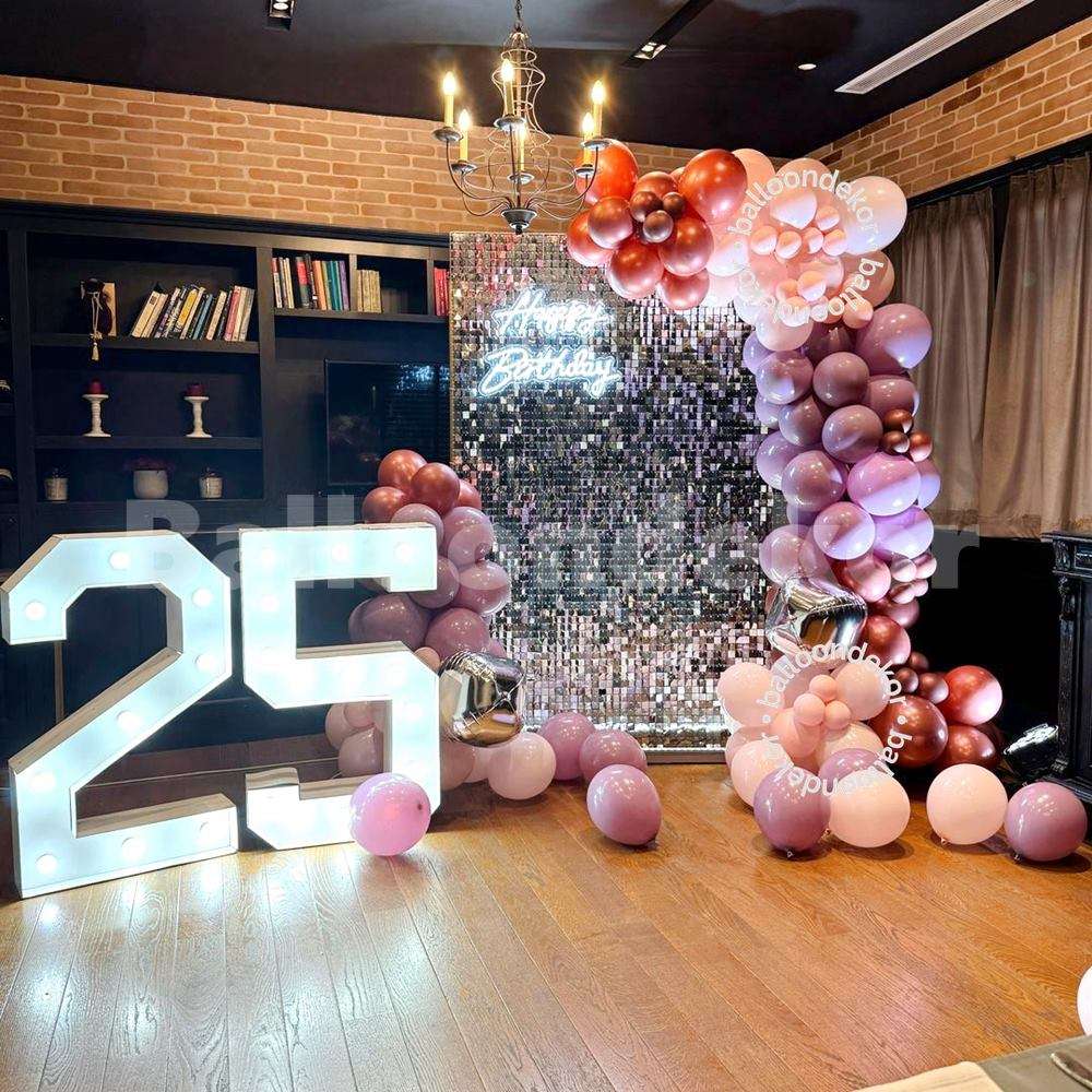 25th Birthday Decoration for Celebration