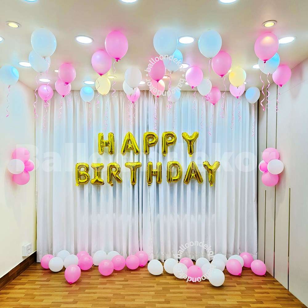 home decoration on birthday