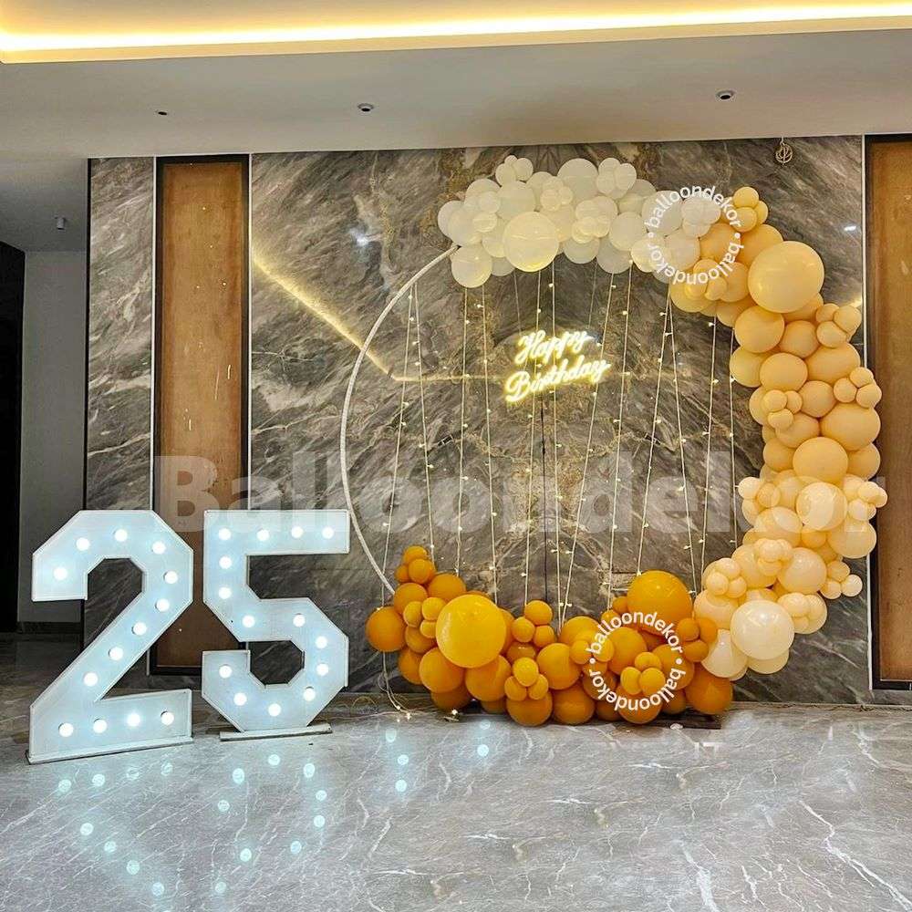 terrace decoration for birthday