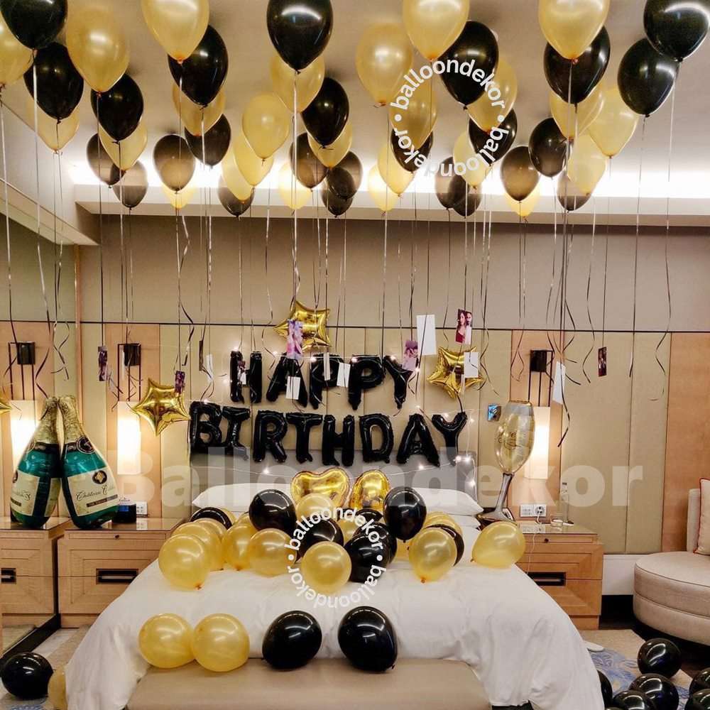 Surprise Room Decoration ideas for Boyfriend Birthday