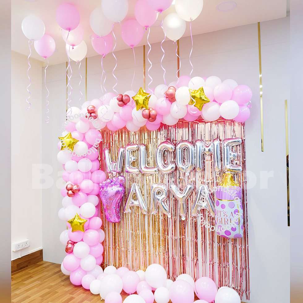 Welcome Decoration for Baby Girl at Home