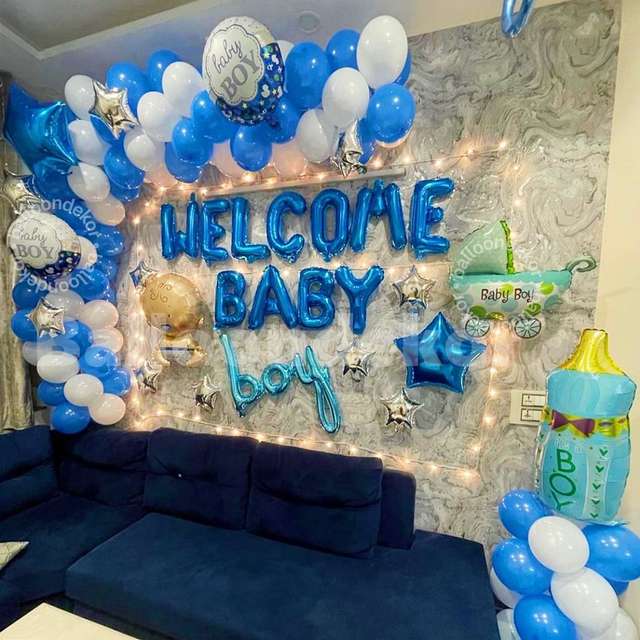 Baby Boy Welcome Home decoration