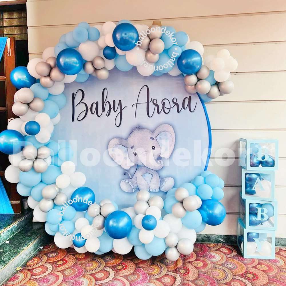 Baby Boy Welcome Decoration at Home