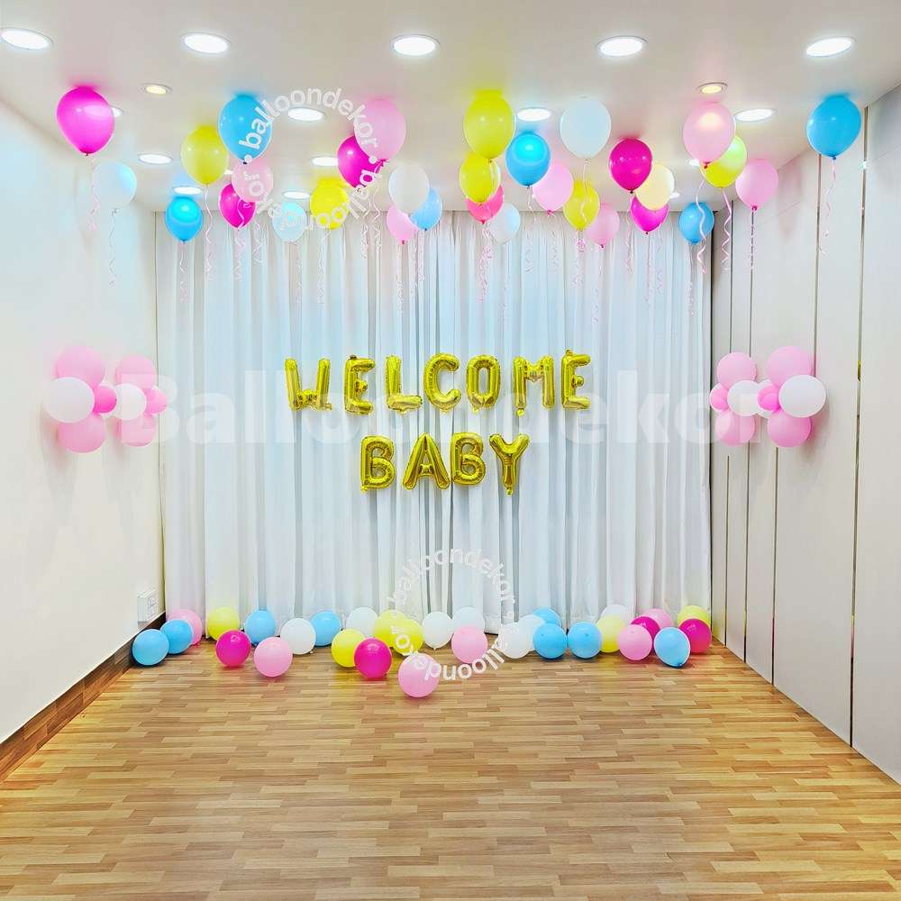 Simple Welcome Baby Decoration ideas