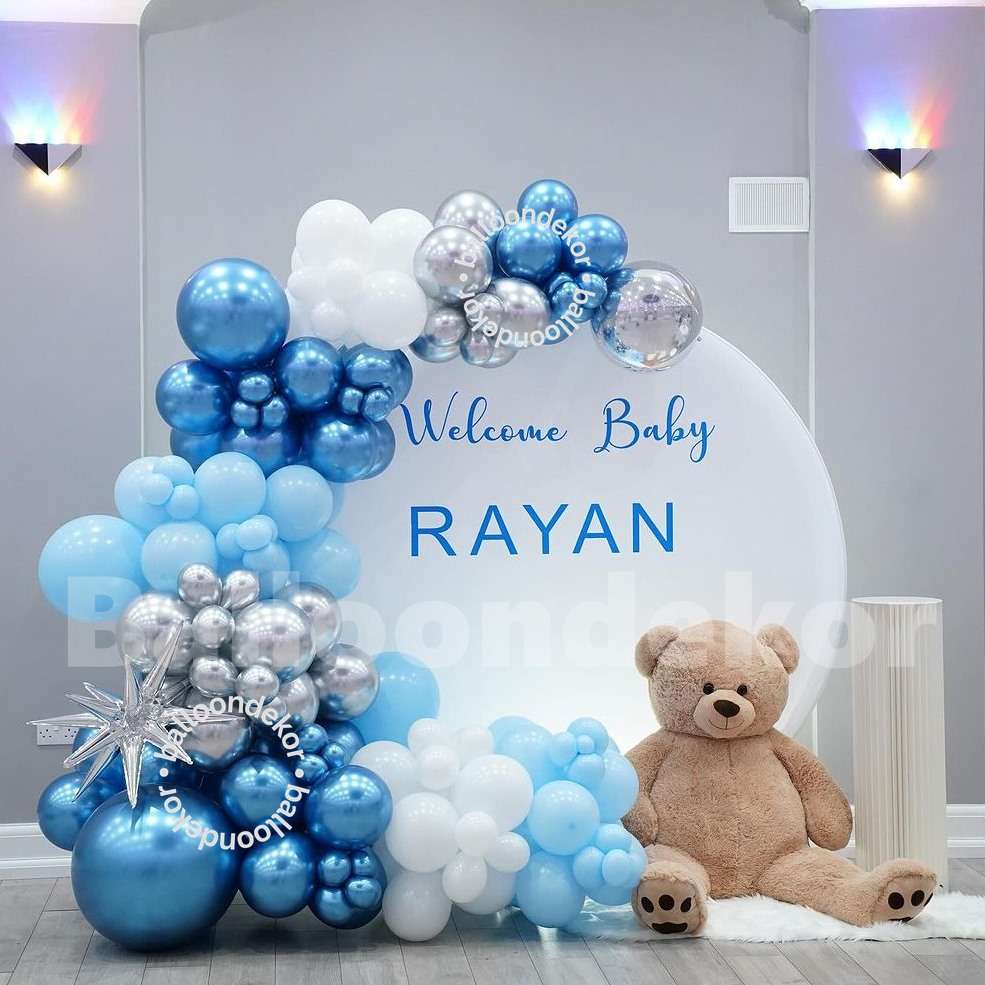 Welcome Baby Boy Decoration