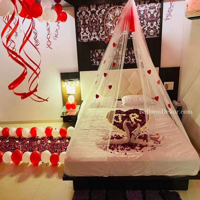 Wedding Night Room Decoration