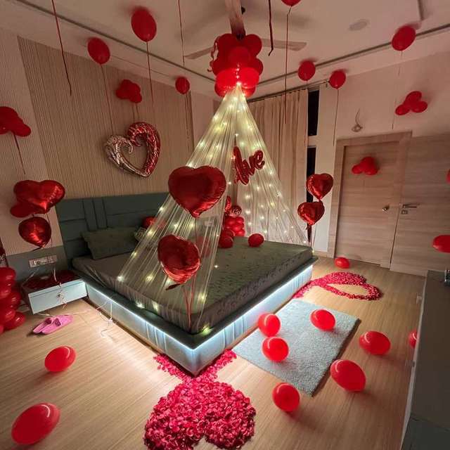 Wedding Night Room Decoration ideas