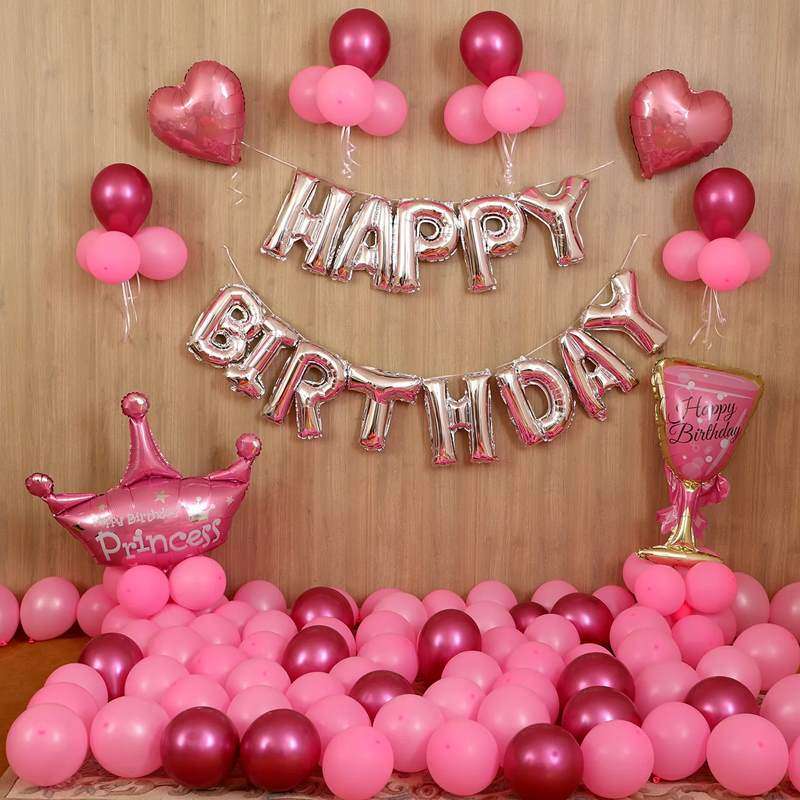 Birthday Decoration for Baby Girl at Home ideas