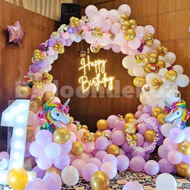 Unicorn Theme Decorations for Birthday Party