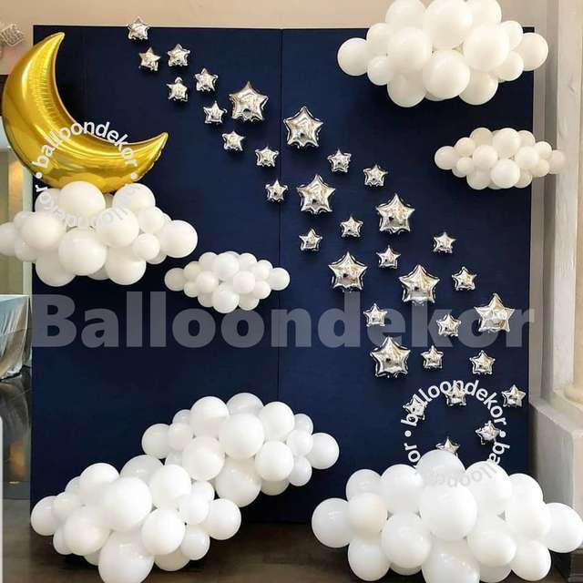 Moon Star Theme Birthday Decorations