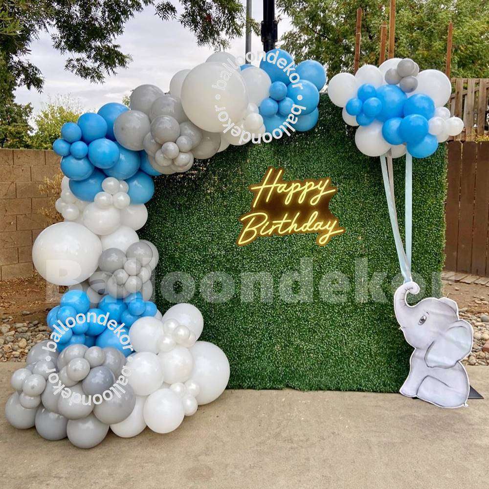 Elephant Theme Birthday Decorations