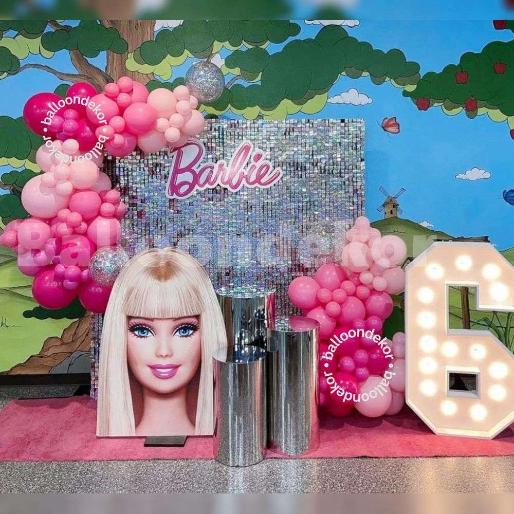 Disney Barbie Theme Birthday Decorations