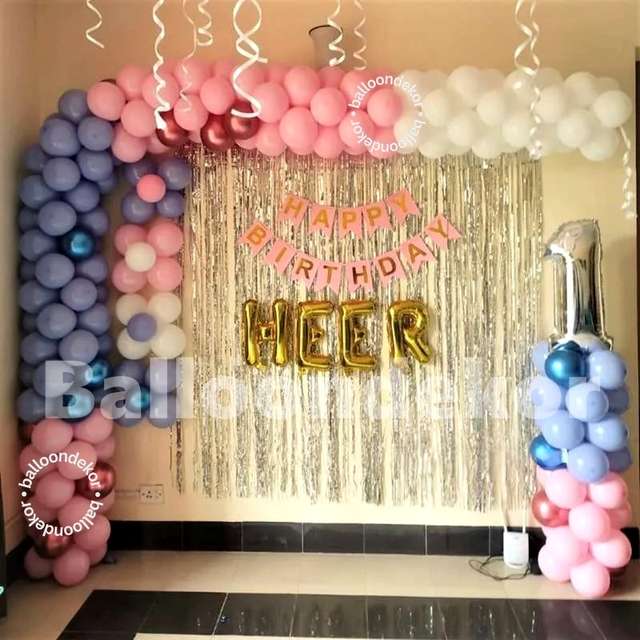 Colorful Balloon Decoration ideas for Kids Birthday Party