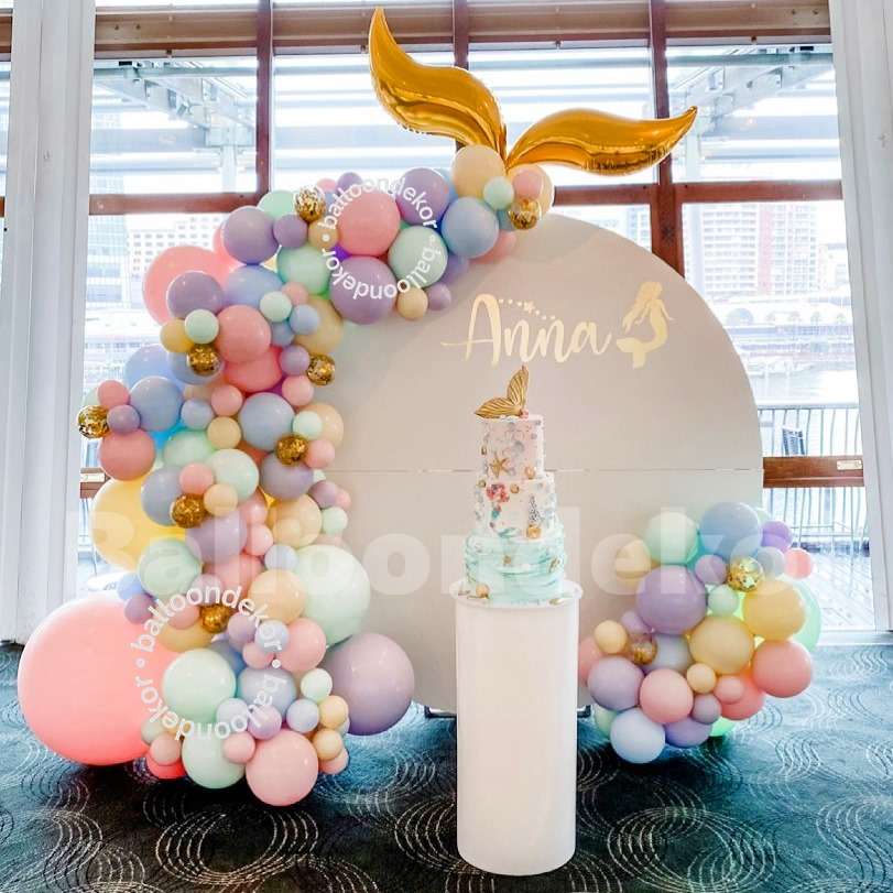 Mermaid Theme Decoration ideas at Home for Kids Birthday