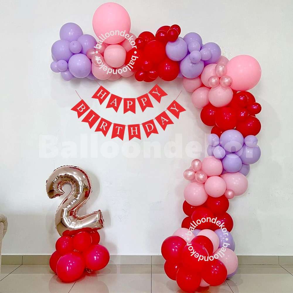 Birthday Balloon Arch Decoration