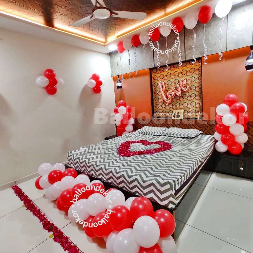 Romantic Anniversary Room Decoration