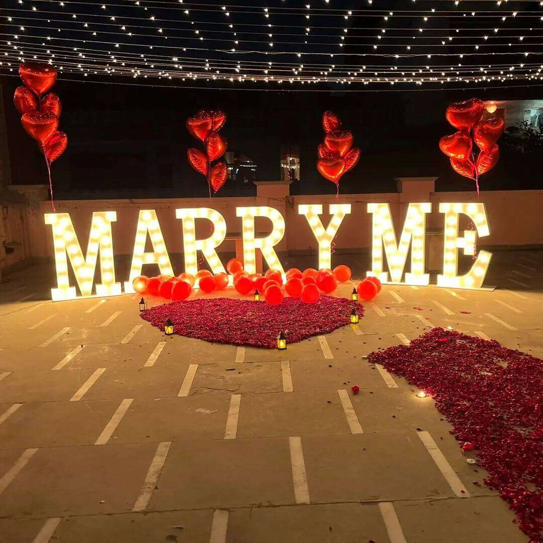 Marry Me Terrace Decoration