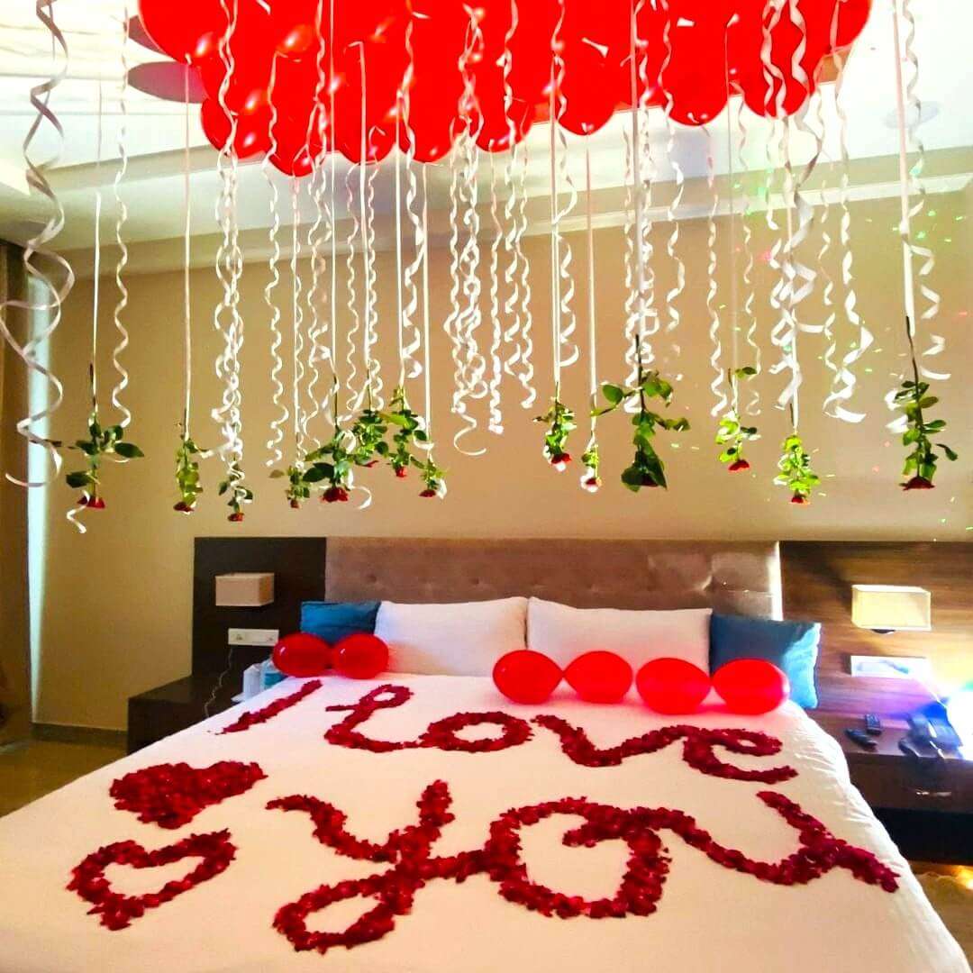 Romantic Proposal Room Decoration 