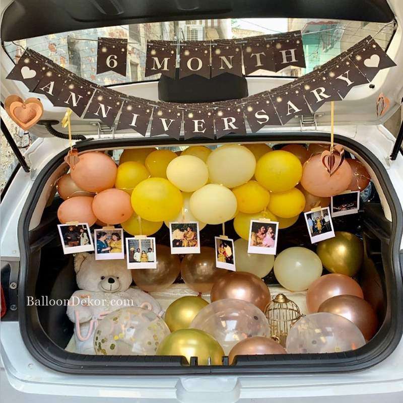 Car Boot Decoration for Anniversary