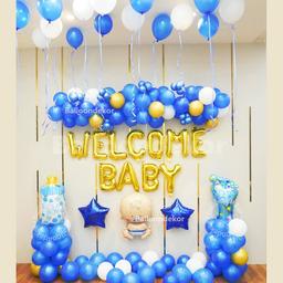 Decoration for baby boy welcome at Home