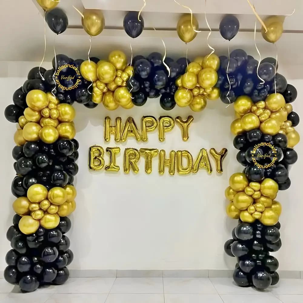 Black Golden Theme Arch