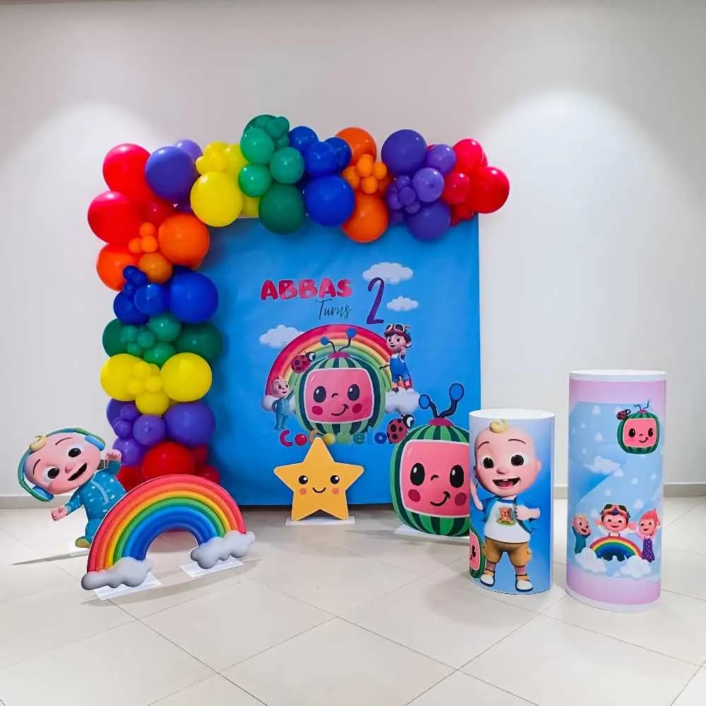 Cocomelon Style Birthday Setup