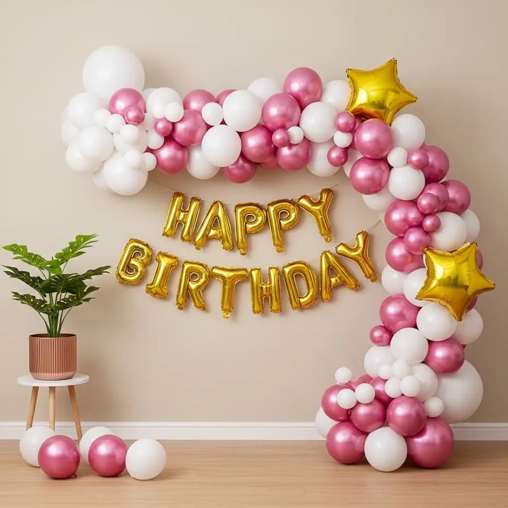 Blush & Glow Birthday Theme