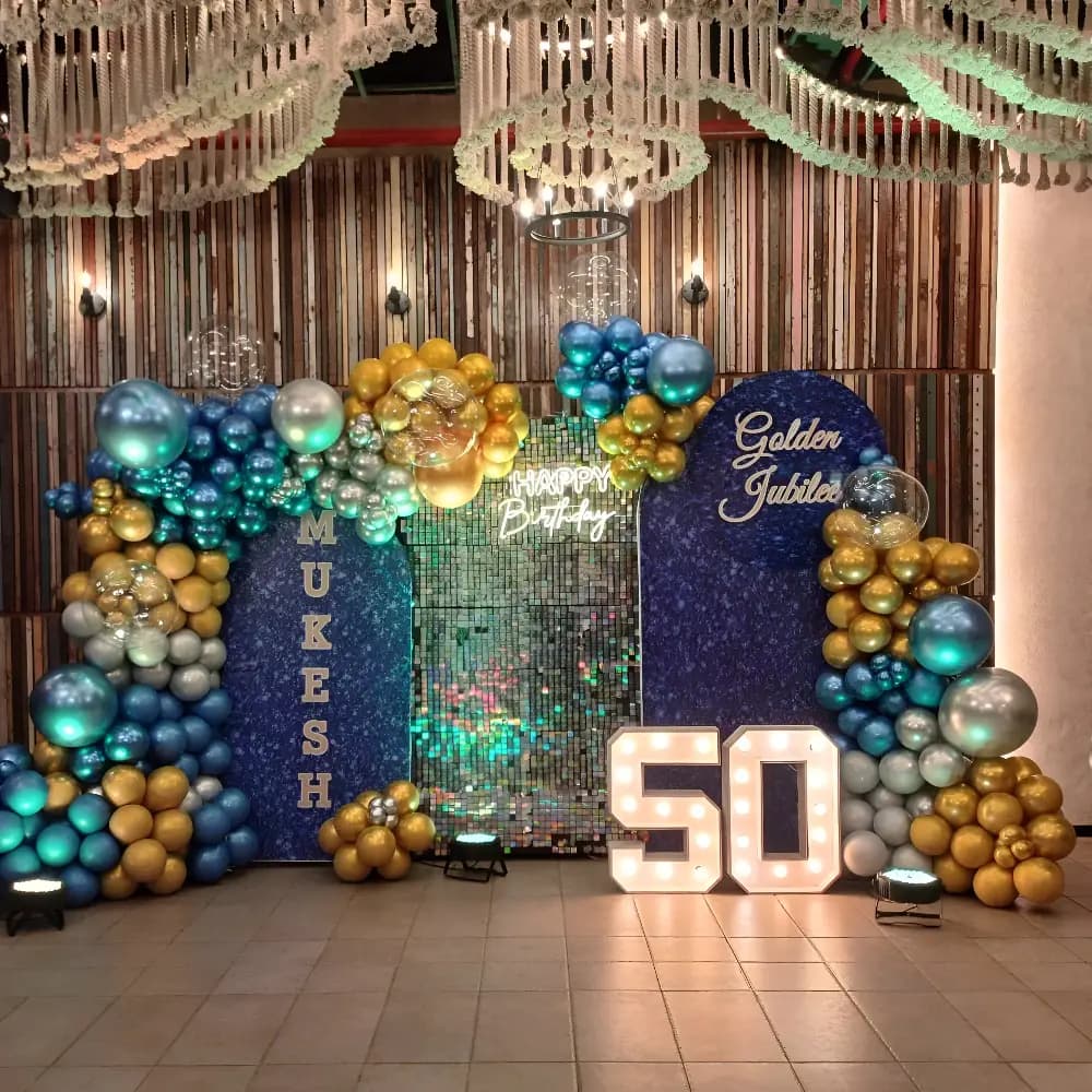Sparkle Night Birthday Bash Setup