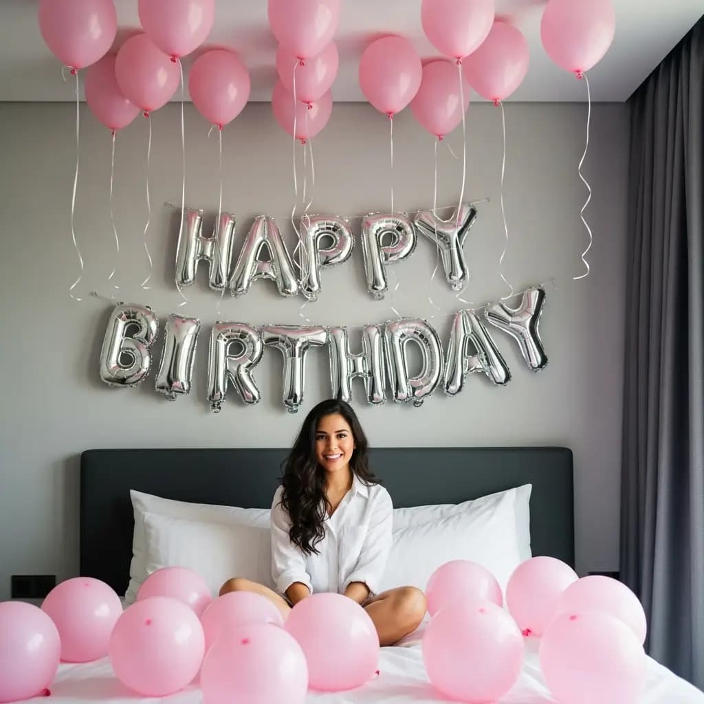 Simple Birthday Room Decoration