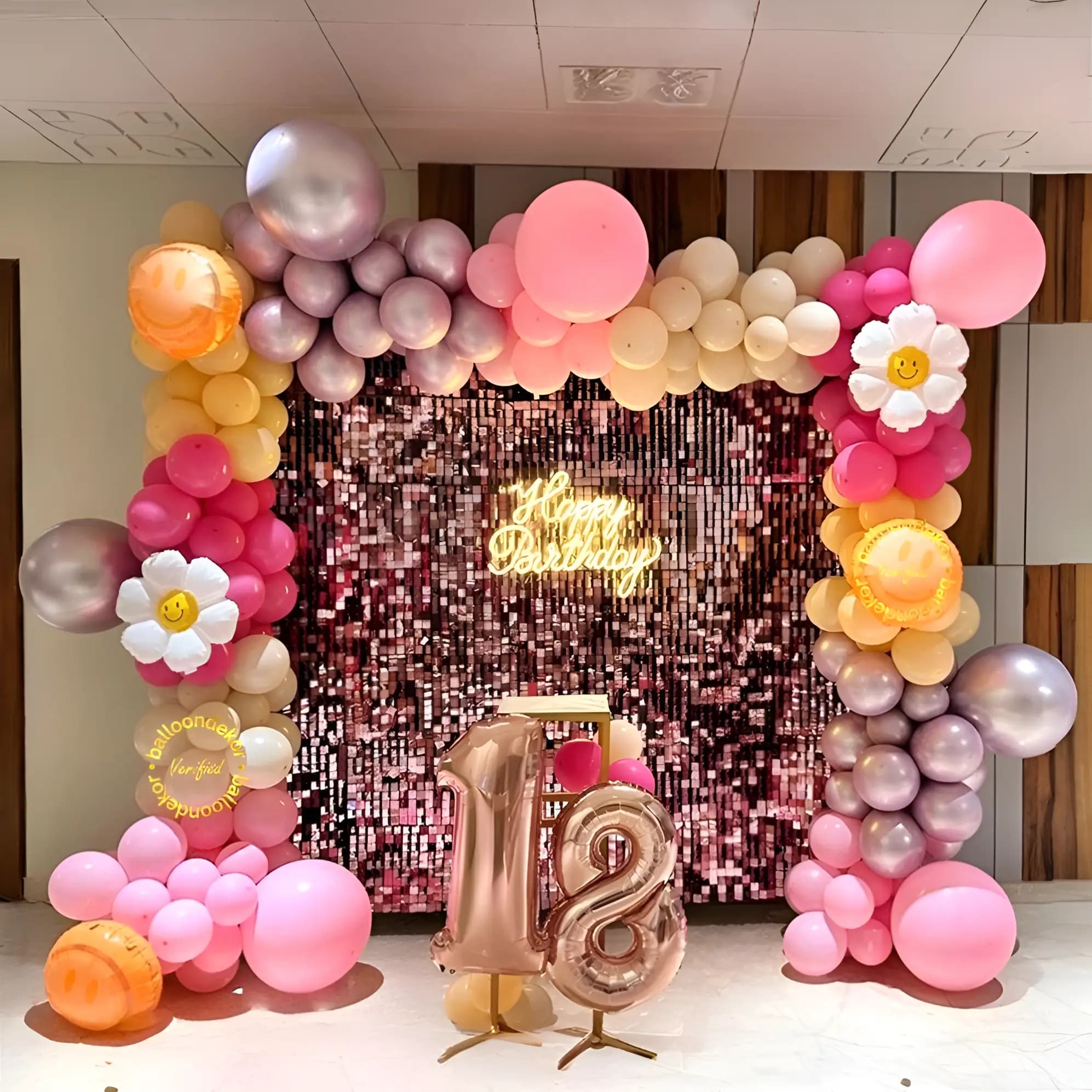 Sequins Backdrop for Birthday