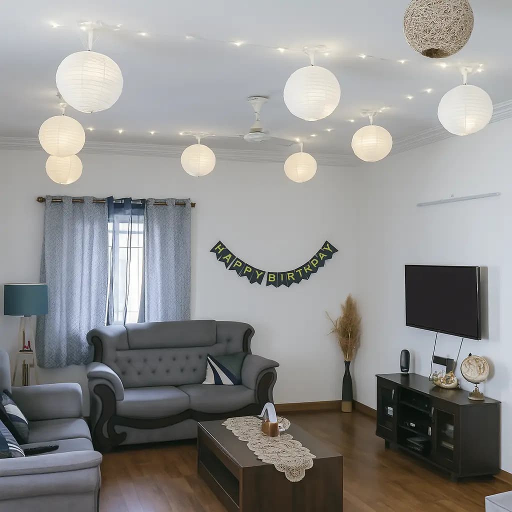 Paper Lanterns Setup