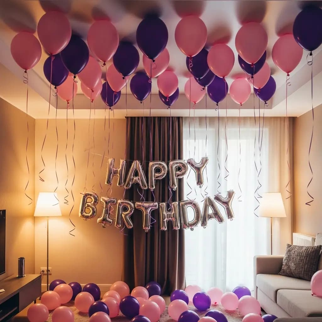 Classy Simple Balloon Decoration