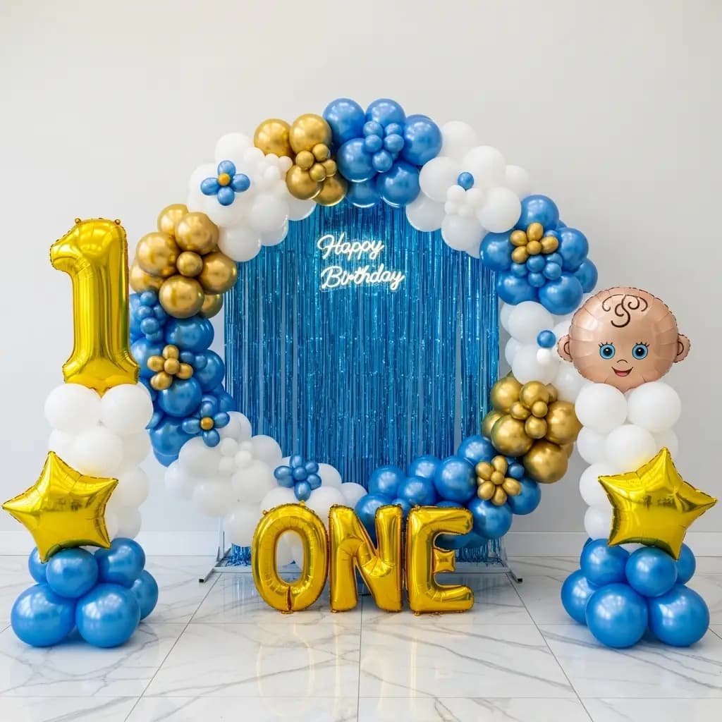 First Birthday Setup at Home