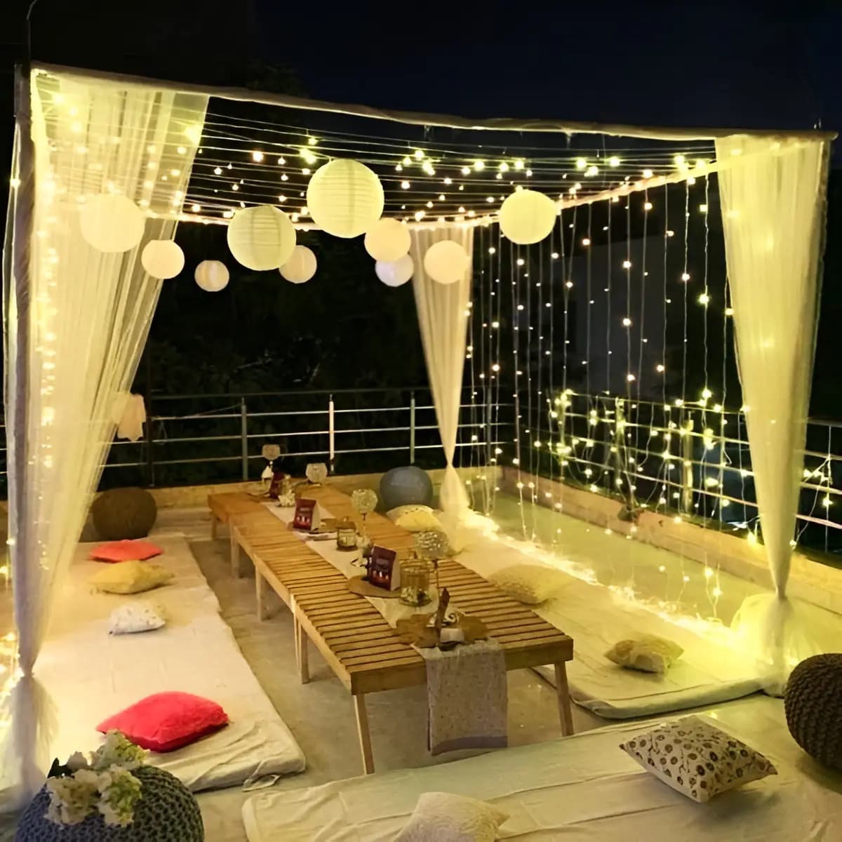 Rooftop Party Decoration