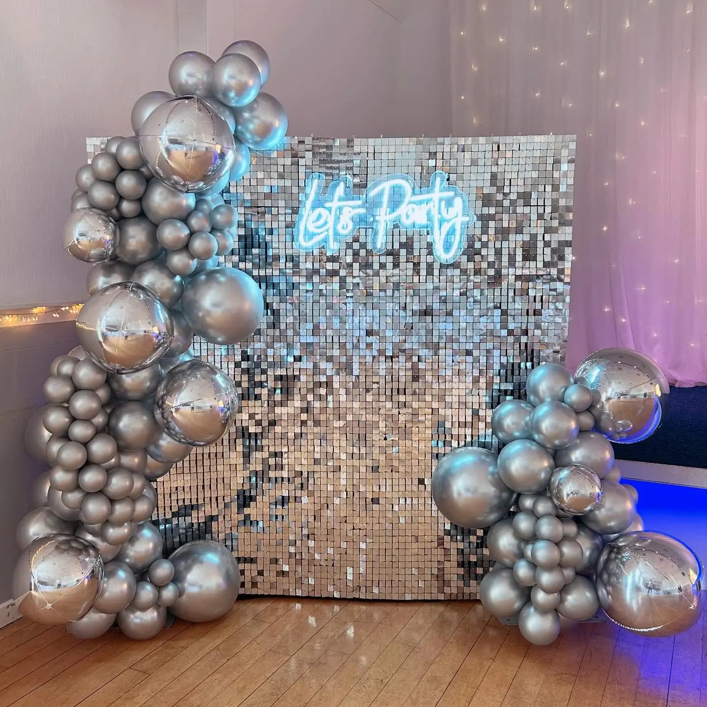 Lets Party Background Decoration