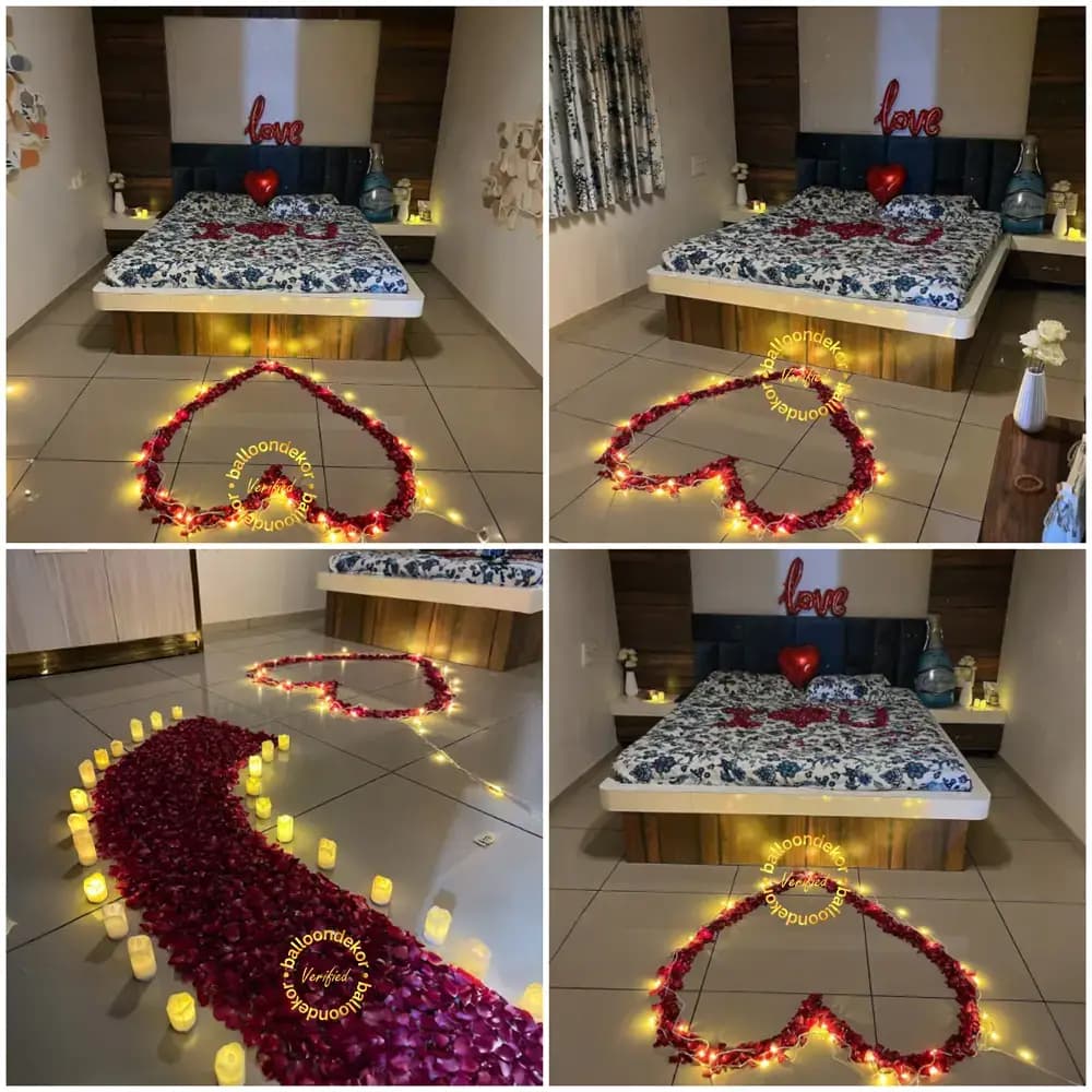 Romantic Candlelight Room Decor