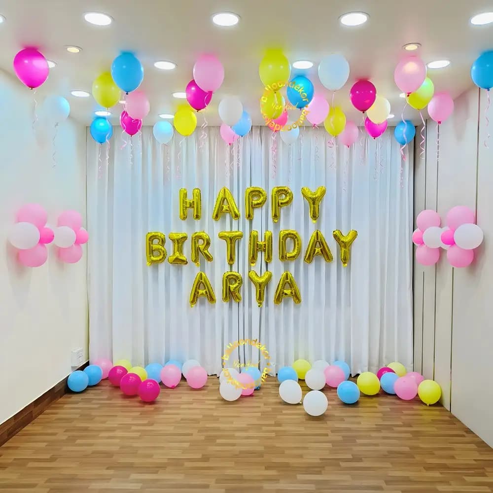 Colorful Balloon Setup