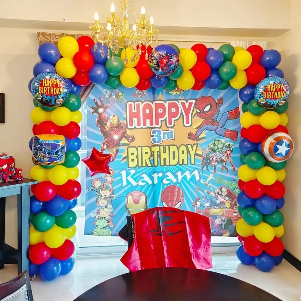 Customized Avenger Backdrop