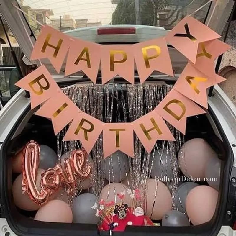 Birthday Car Dikki Decoration
