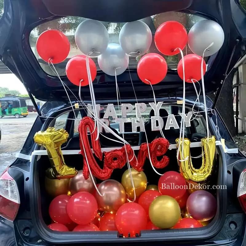 Simple Car Boot Decoration