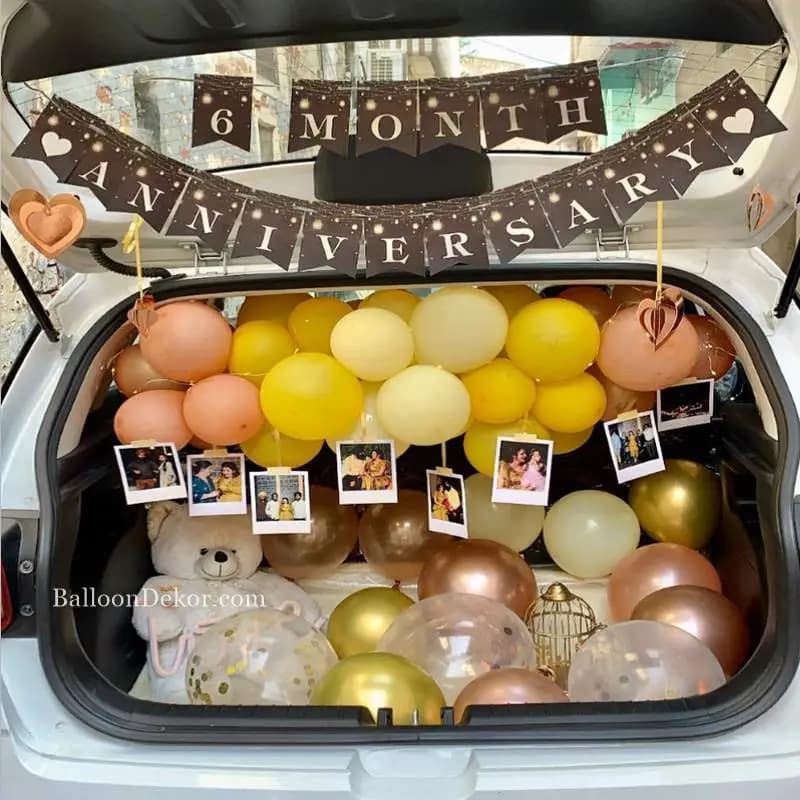 Anniversary Car Boot Decor